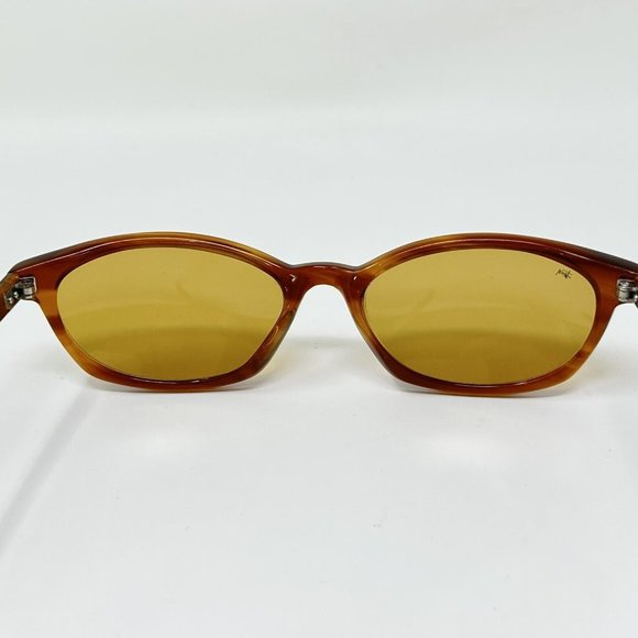 stussy eye gear Richie Sunglasses Tortoise Yellow Lenses Light Scratches - Picture 6 of 15